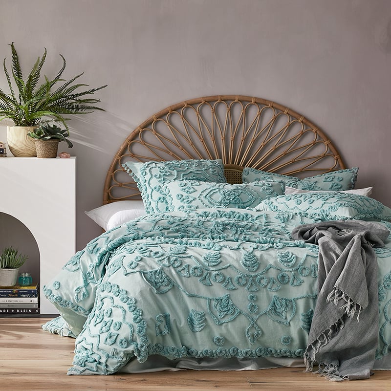 Nirvana Blue Fog Quilt Cover Separates