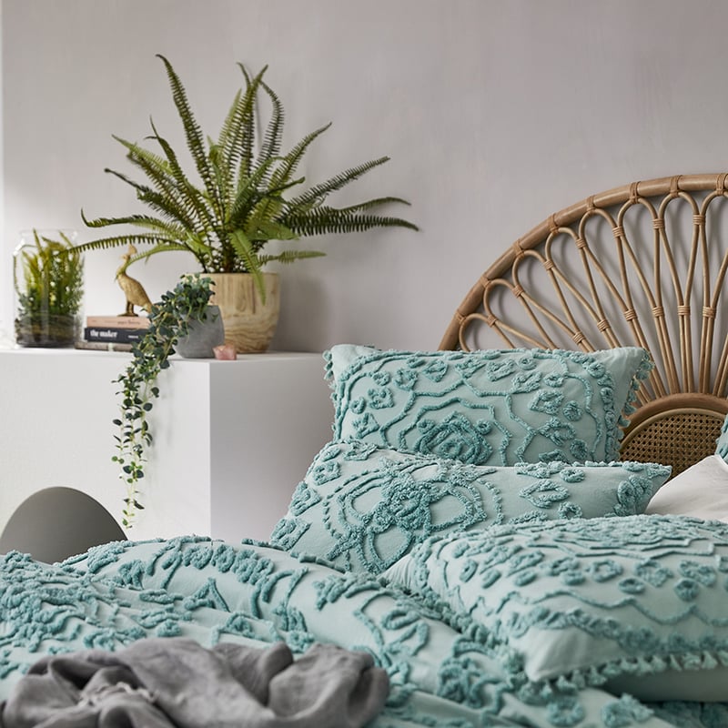 Nirvana Blue Fog Quilt Cover Separates