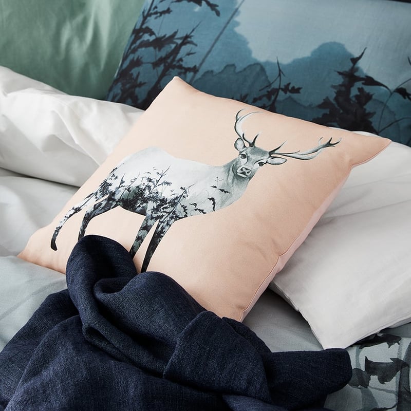 Grey Pine Ink Quilt Cover Set + Separates