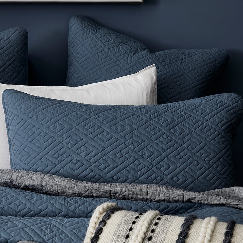 Saxon Denim Quilted Quilt Cover Separates