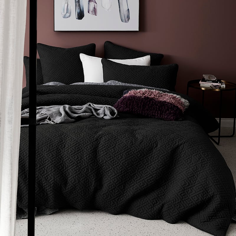 Saxon Shadow Quilted Quilt Cover Separates