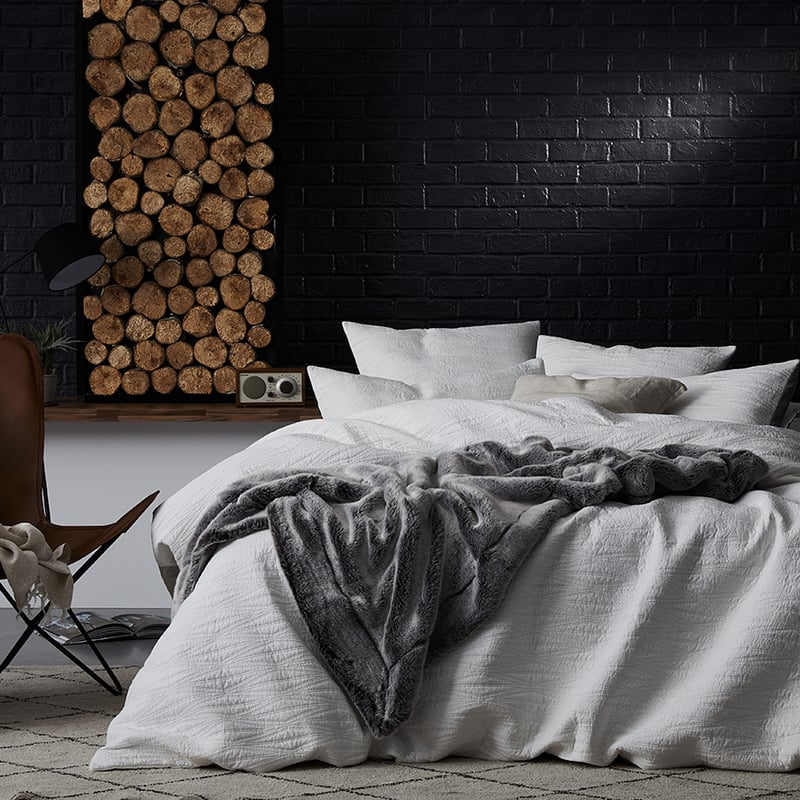Lewis White Quilted Quilt Cover Separates