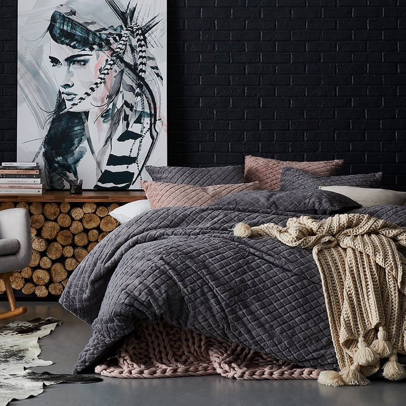 Whistler Grey Quilt Cover Separates