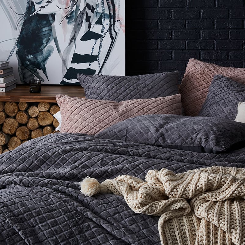 Whistler Grey Quilt Cover Separates