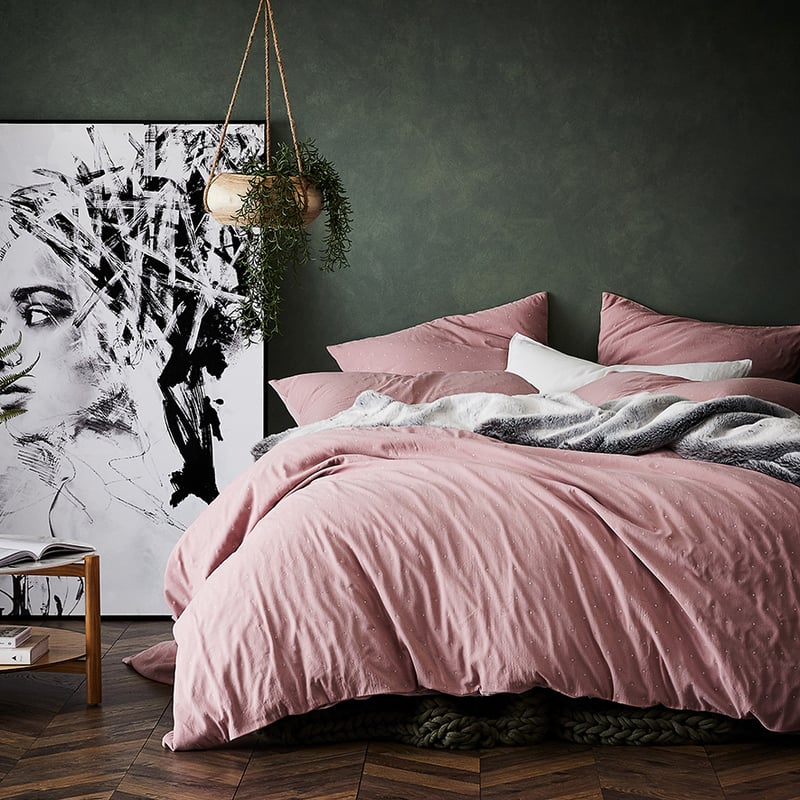 Zena Blush Quilt Cover Separates