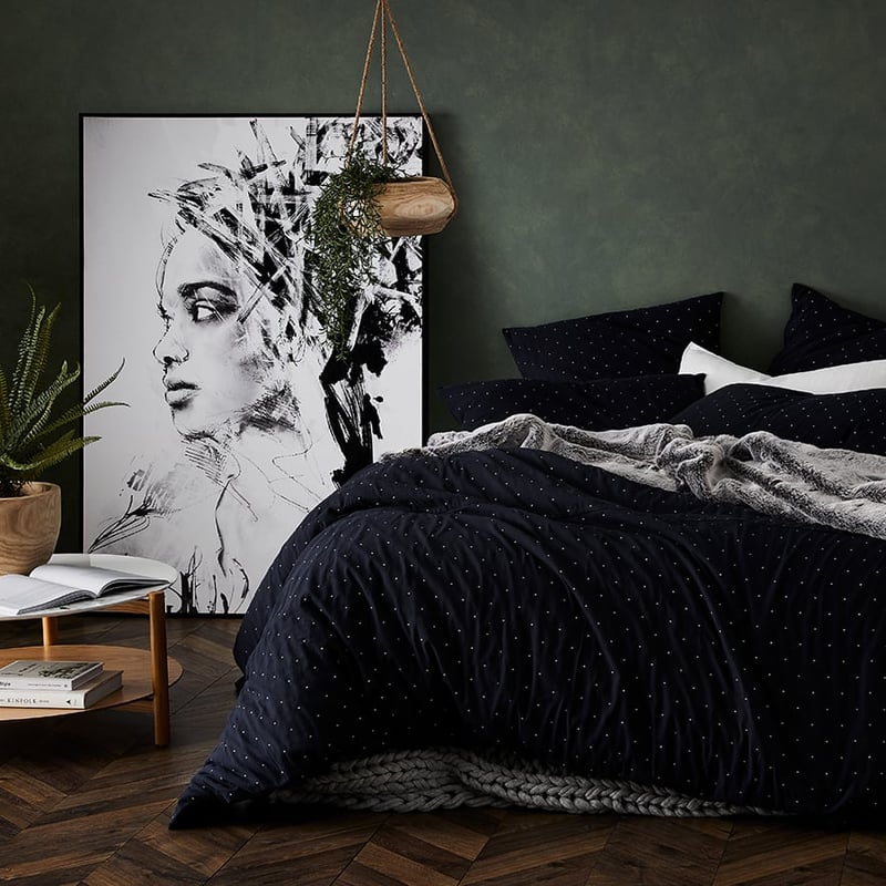 Zena Navy Quilt Cover Separates