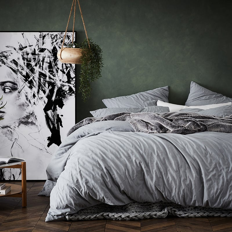 Zena Steel Quilt Cover Separates