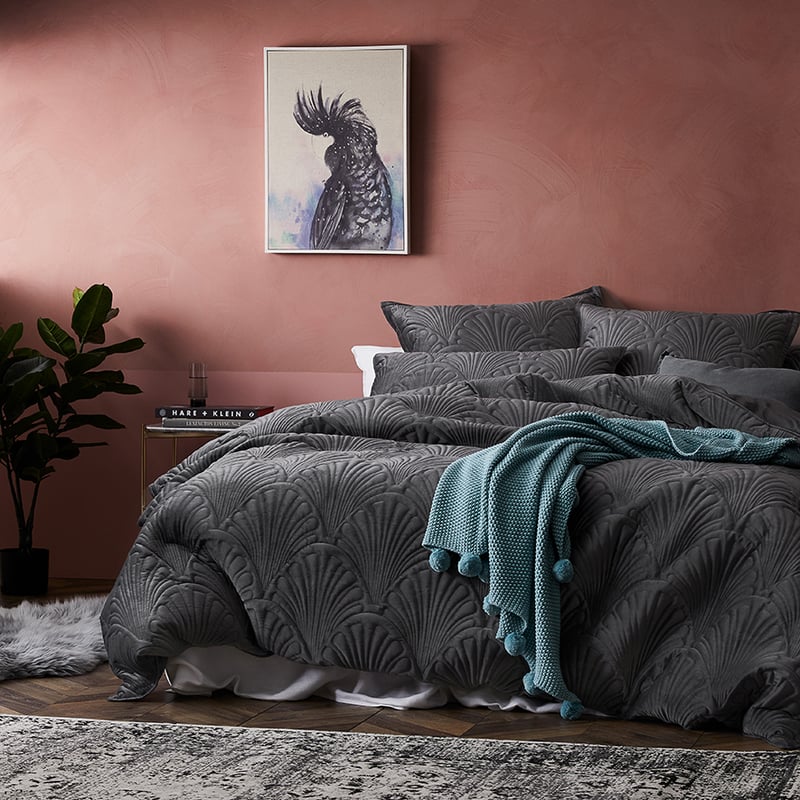 Lavaniya Velvet Shadow Quilted Quilt Cover Separates