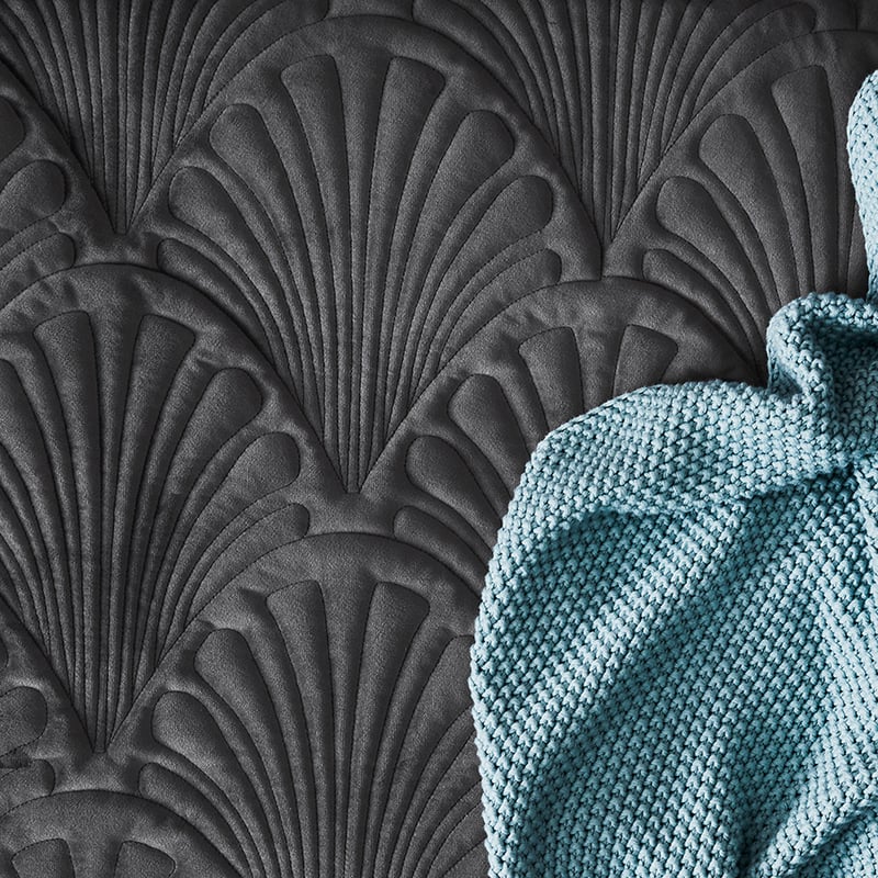 Lavaniya Velvet Shadow Quilted Quilt Cover Separates