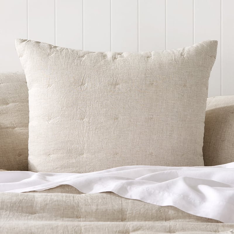 Vintage Washed Linen Linen Quilted Quilt Cover Separates