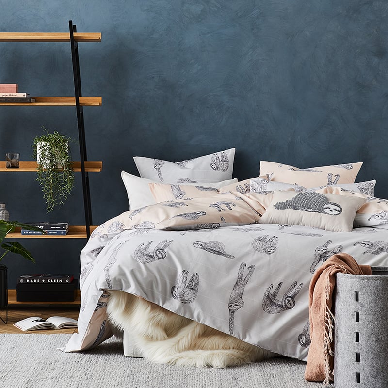 Sidney Grey Quilt Cover Set + Separates