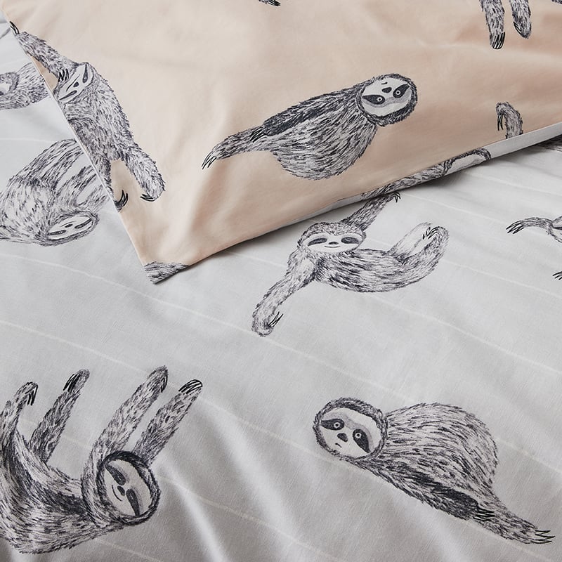 Sidney Grey Quilt Cover Set + Separates