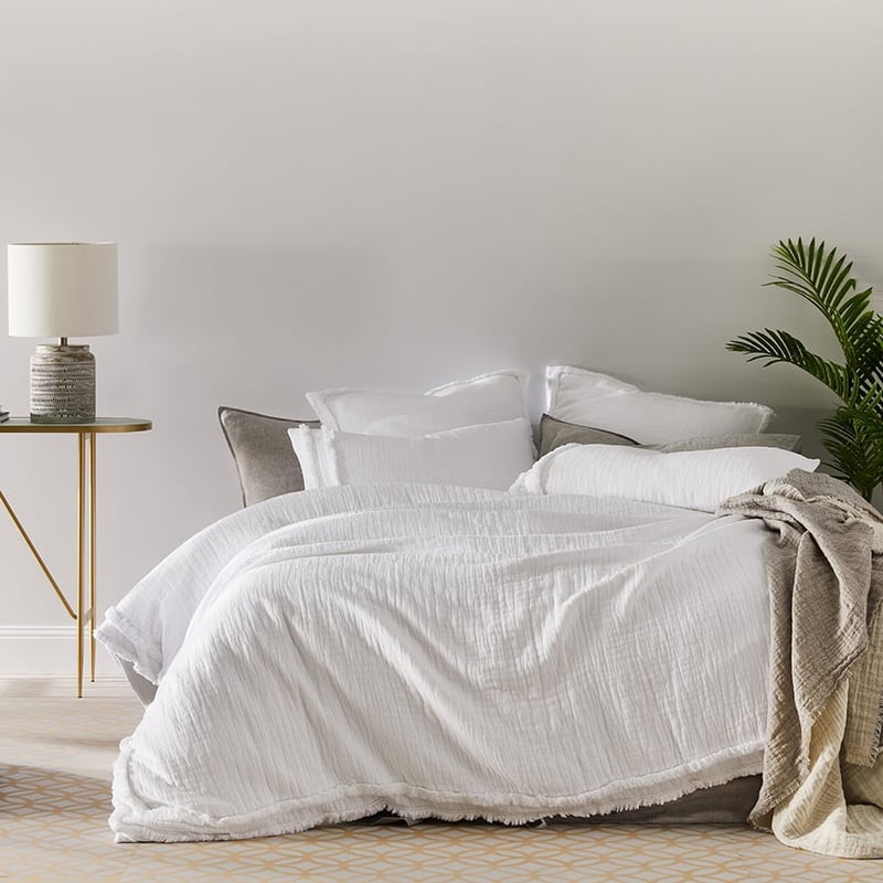 European Collection Cleo Snow Quilt Cover Separates