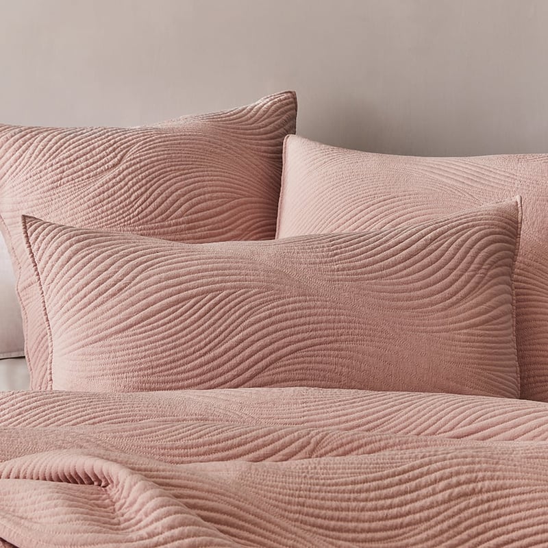 Ripple Violet Quilted Quilt Cover Separates