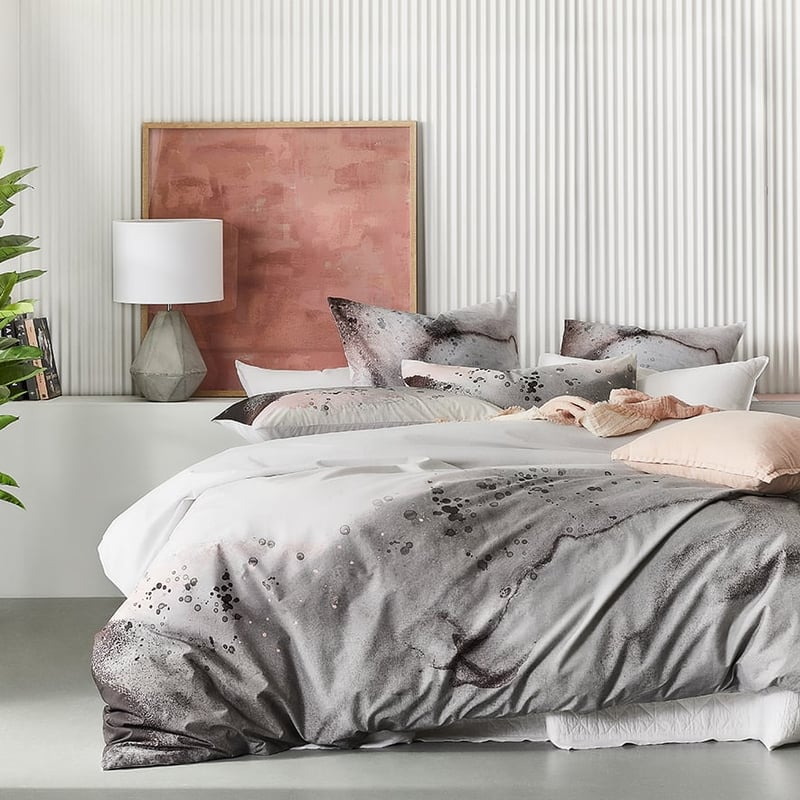 Zurich Stormy Blue Quilt Cover Set + Separates