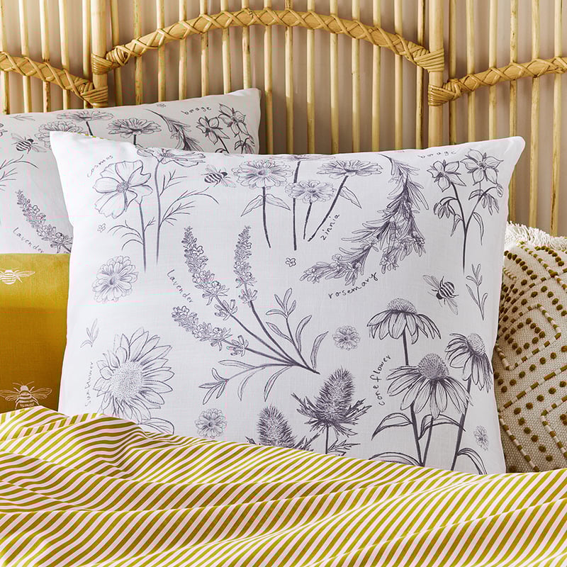 Bee Mustard Quilt Cover Set + Separates