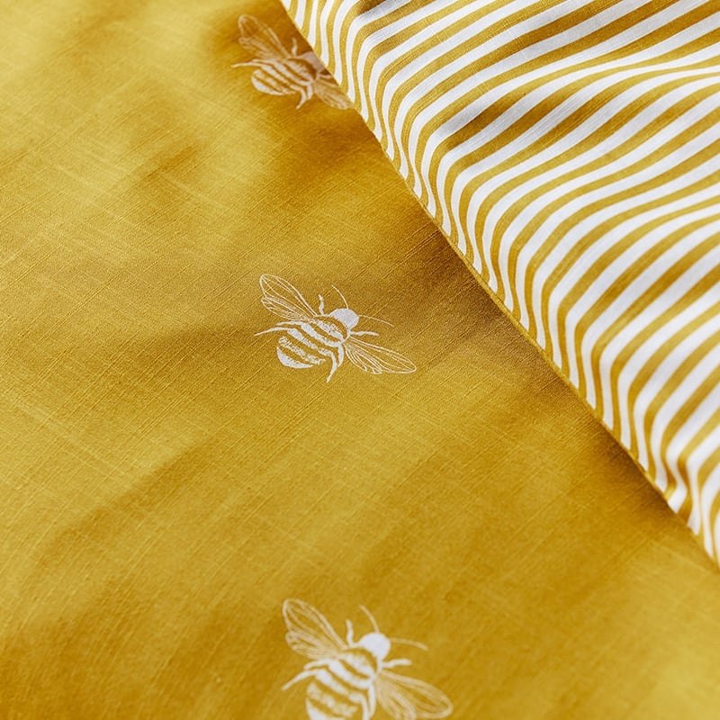 Bee Mustard Quilt Cover Set + Separates