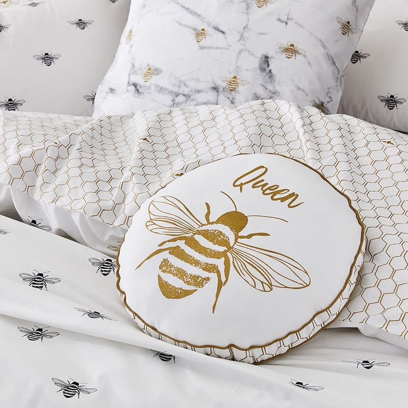 Bee White Quilt Cover Set + Separates