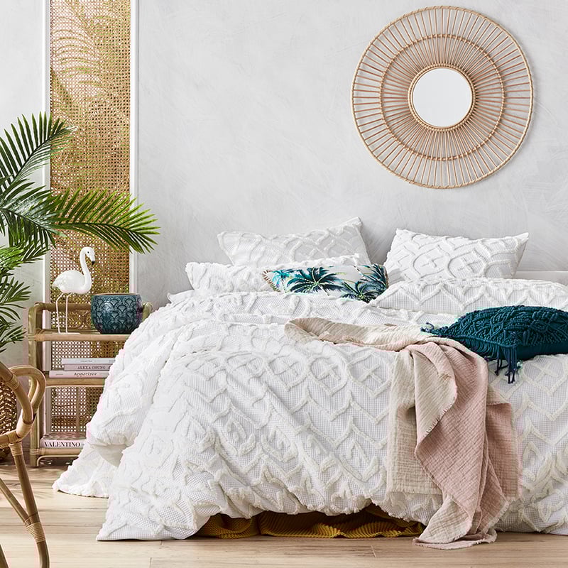 Asilah Natural Quilt Cover Separates