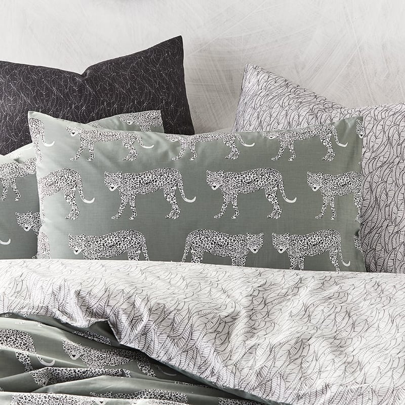 Zari Khaki Quilt Cover Set + Separates