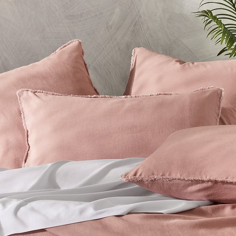 Bamboo Linen Pink Quilt Cover Separates