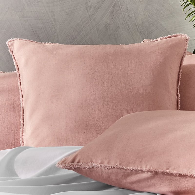 Bamboo Linen Pink Quilt Cover Separates