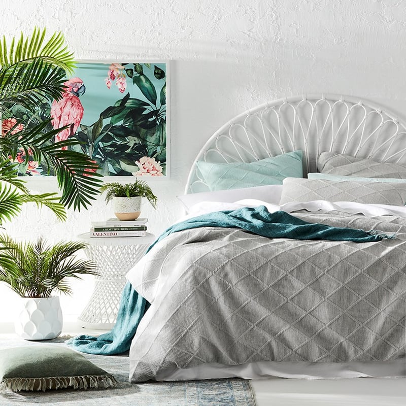 Atticus Marle Grey Quilted Quilt Cover Separates