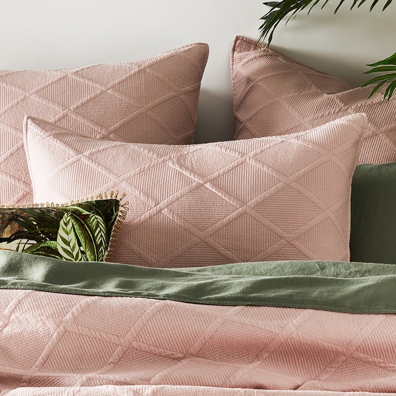 Atticus Violet Quilted Quilt Cover Separates