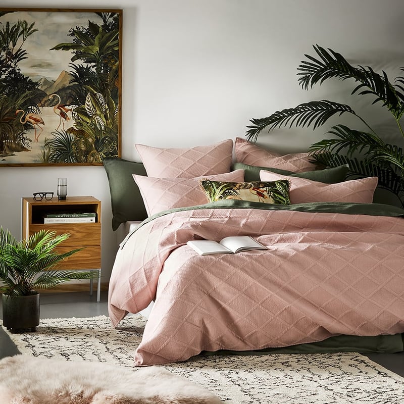 Atticus Violet Quilted Quilt Cover Separates