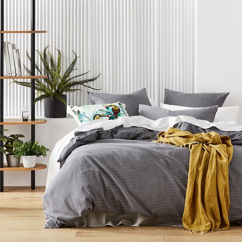 Lamont Graphite Quilt Cover Set + Separates