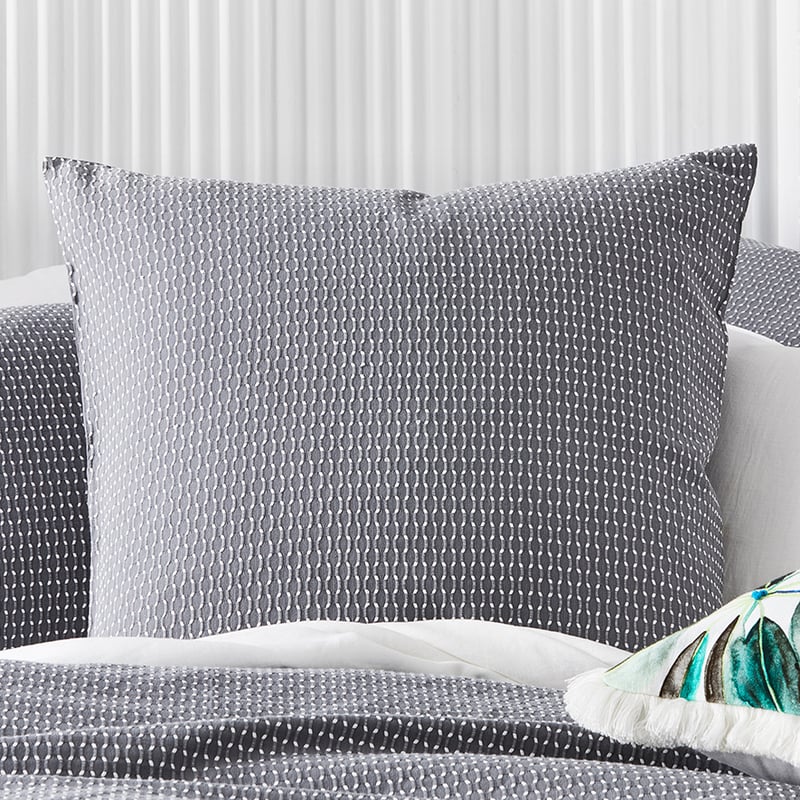 Lamont Graphite Quilt Cover Set + Separates