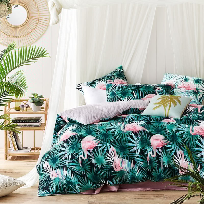 Santiago Black Quilt Cover Set + Separates
