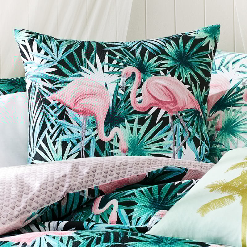 Santiago Black Quilt Cover Set + Separates