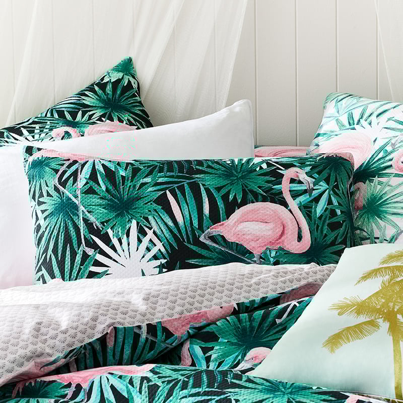 Santiago Black Quilt Cover Set + Separates