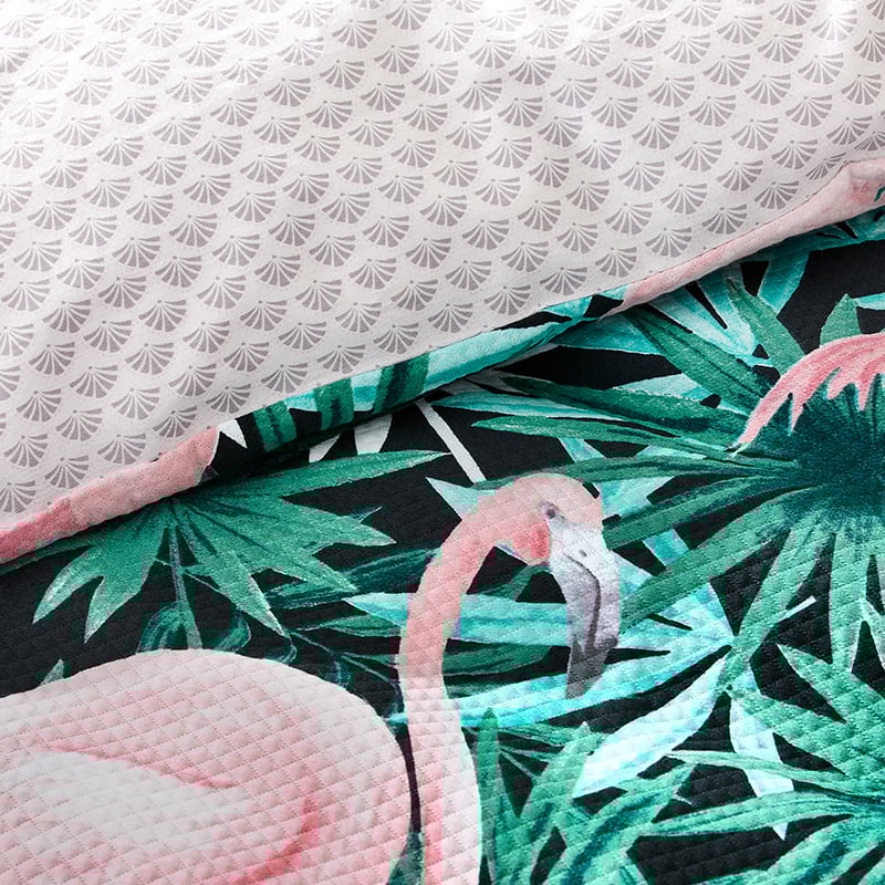 Santiago Black Quilt Cover Set + Separates