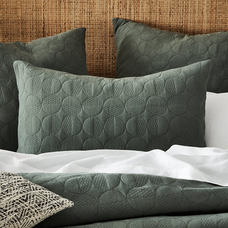 Seoul Jersey Olive Quilt Cover Separates