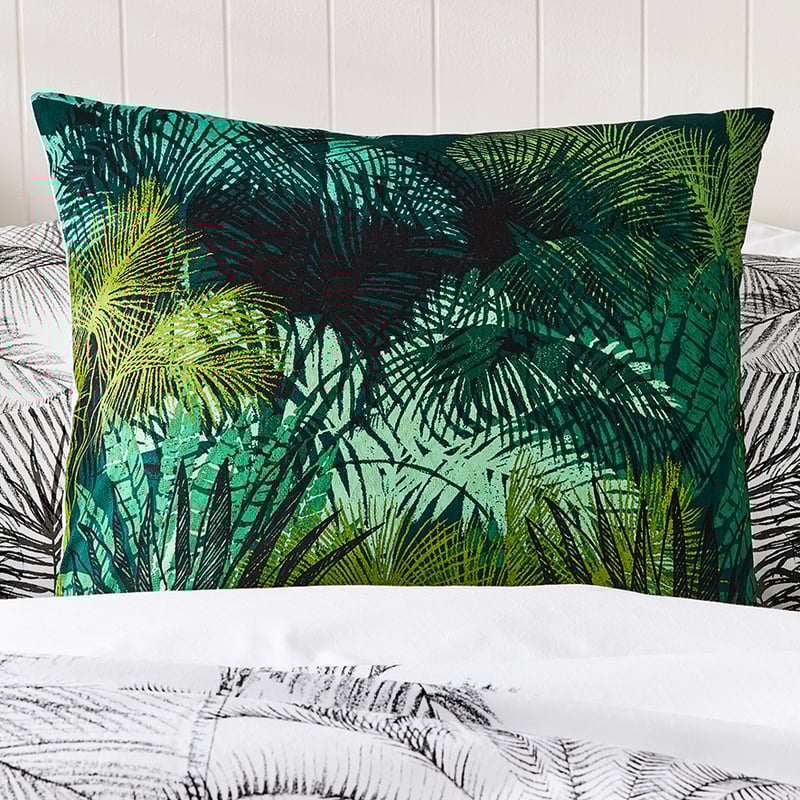 Kalifa Charcoal Quilt Cover Set + Separates