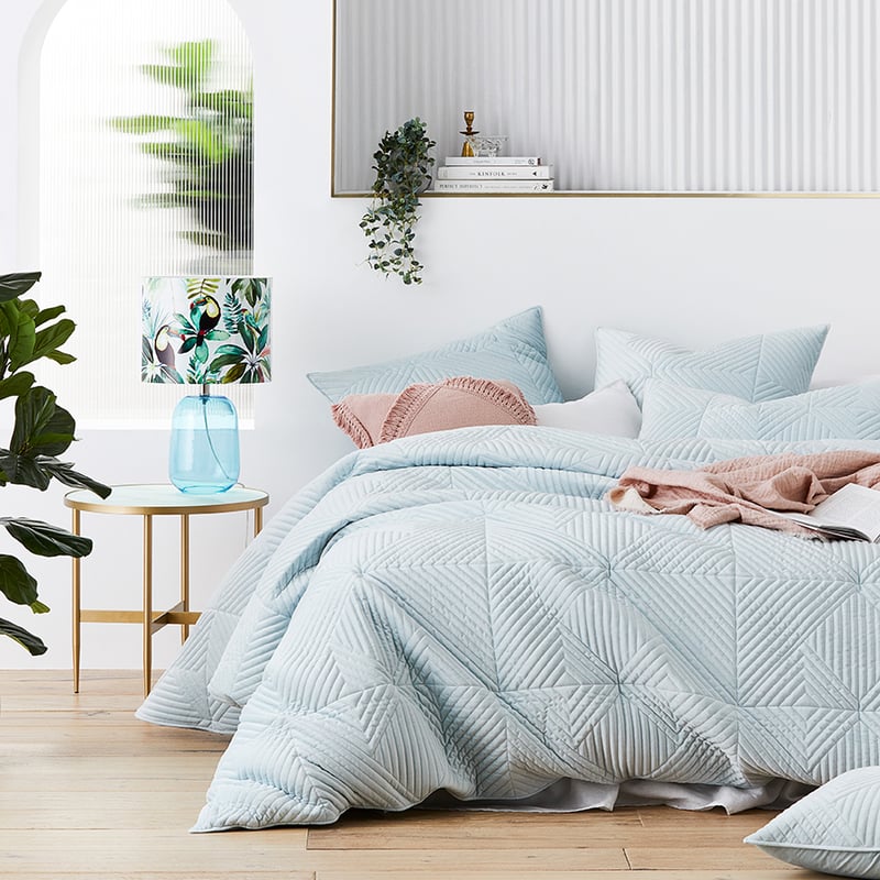 Newport Velvet Ice Quilted Quilt Cover Separates