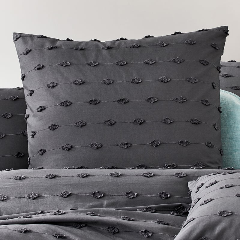 Sahara Coal Quilt Cover Set + Separates