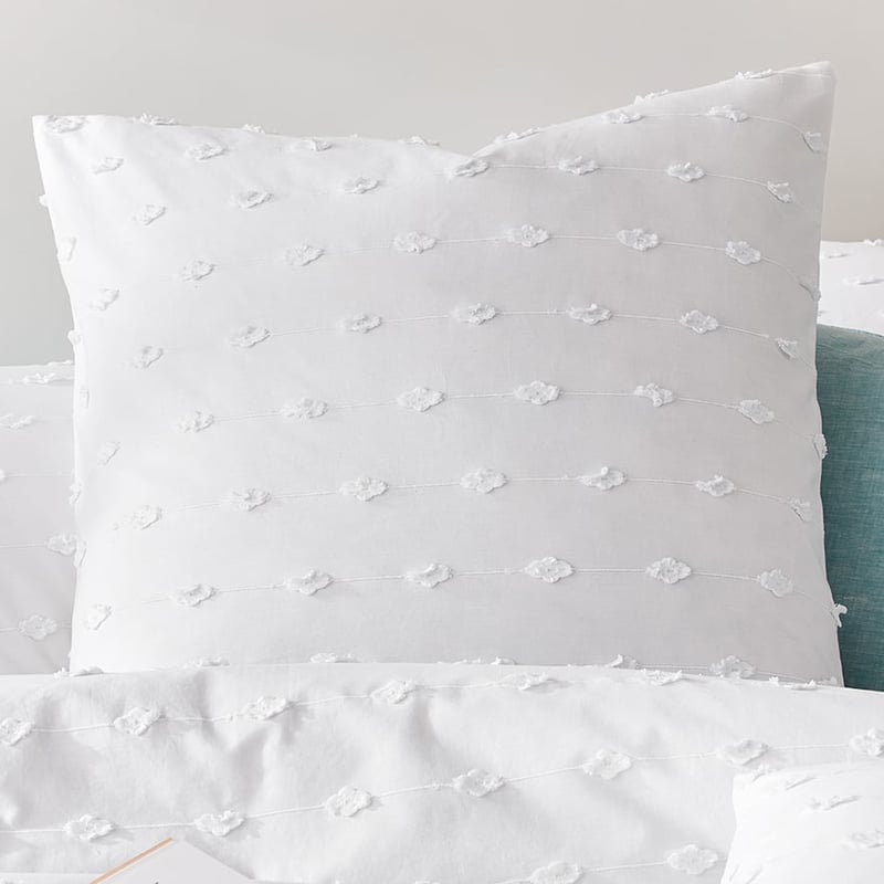 Sahara White Quilt Cover Set + Separates