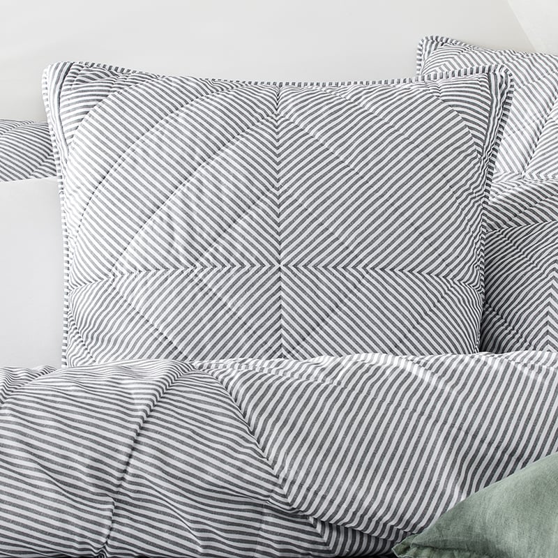 Sampson Blue Quilted Quilt Cover Separates