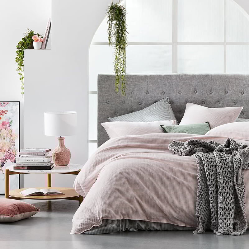 Astra Peach Quilt Cover Set + Separates