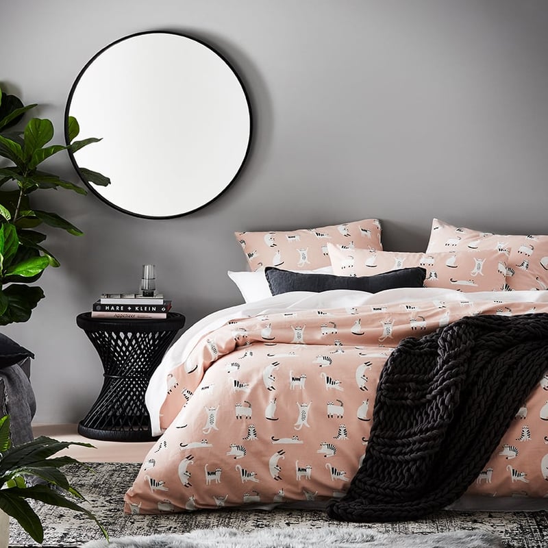 Novelty Kitty Quilt Cover Set