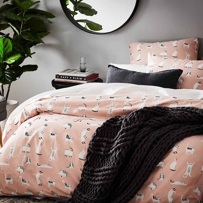 Novelty Kitty Quilt Cover Set