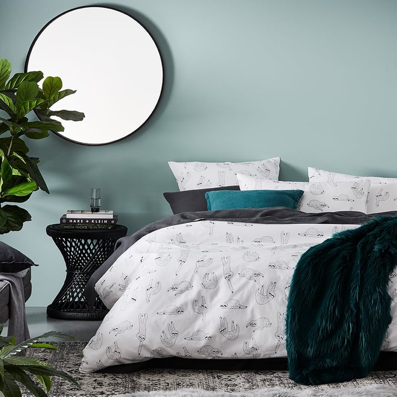 Novelty Sloth Quilt Cover Set + Separates