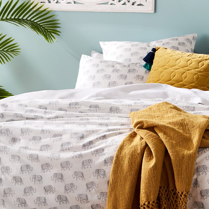 Novelty Elephant Quilt Cover Set + Separates
