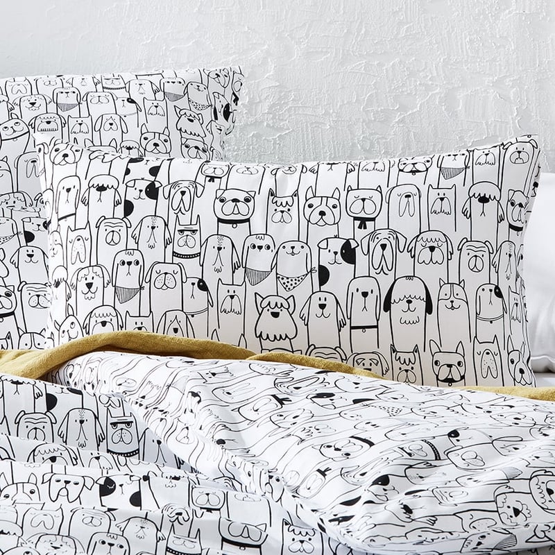 Novelty Puppy Quilt Cover Set + Separates