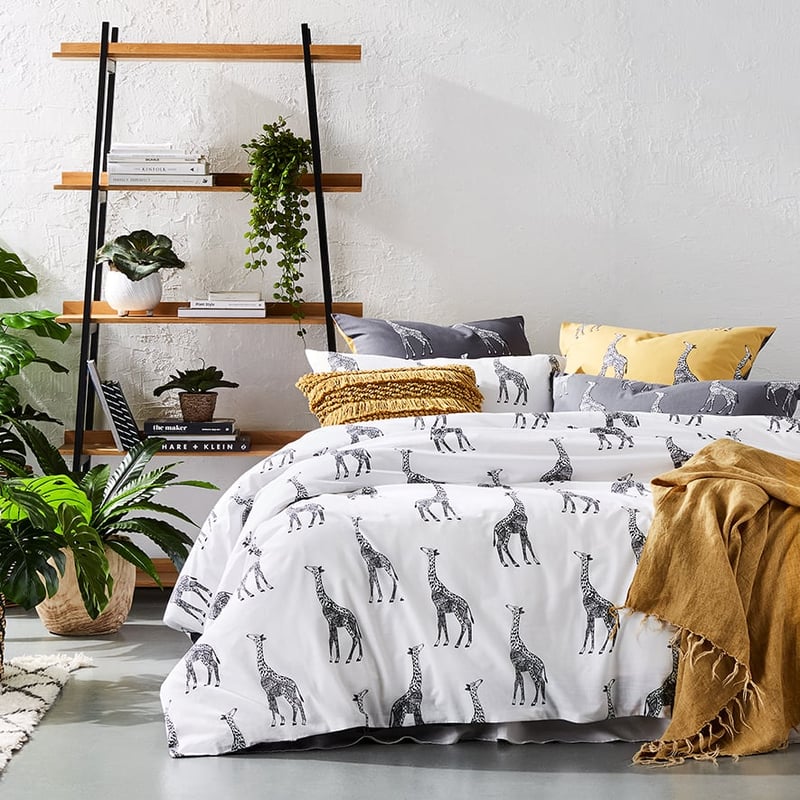 Melman White Quilt Cover Set + Separates