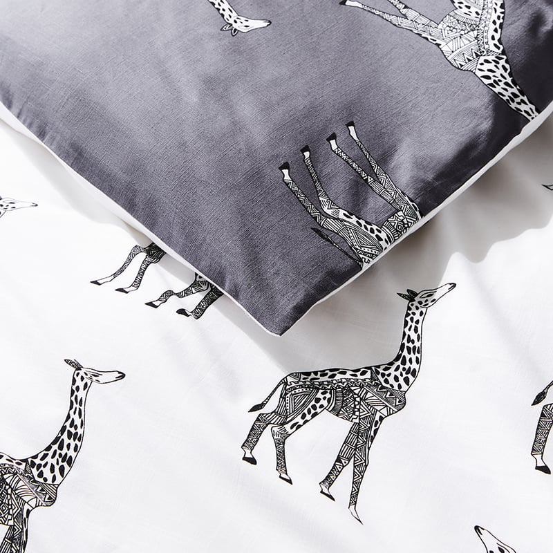 Melman White Quilt Cover Set + Separates