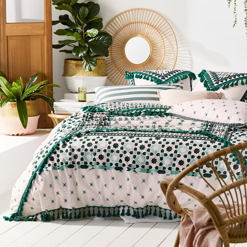 Sierra Emerald Quilt Cover Separates
